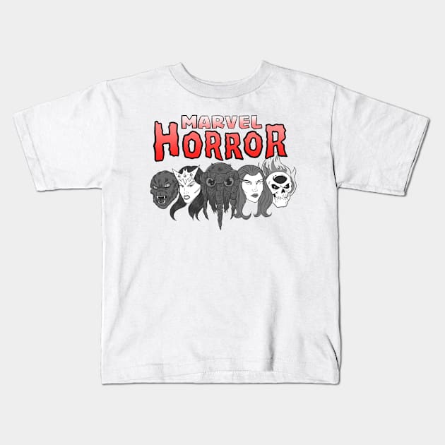 Horror comic classic Kids T-Shirt by ChangoATX